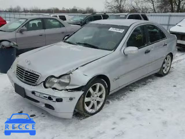 2004 MERCEDES-BENZ C240 WDBRF61J44F476205 зображення 1