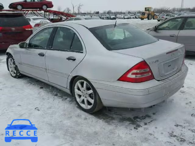 2004 MERCEDES-BENZ C240 WDBRF61J44F476205 зображення 2