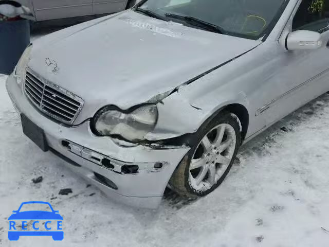 2004 MERCEDES-BENZ C240 WDBRF61J44F476205 зображення 8