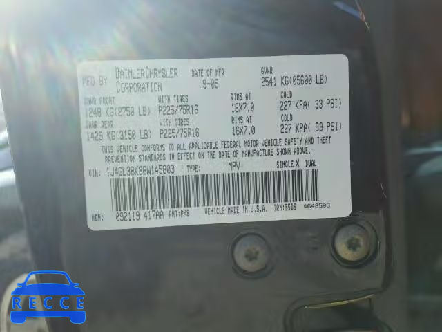 2006 JEEP LIBERTY RE 1J4GL38K86W145803 image 9