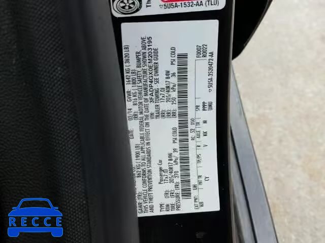 2014 FORD FIESTA ST 3FADP4GX0EM203195 Bild 9