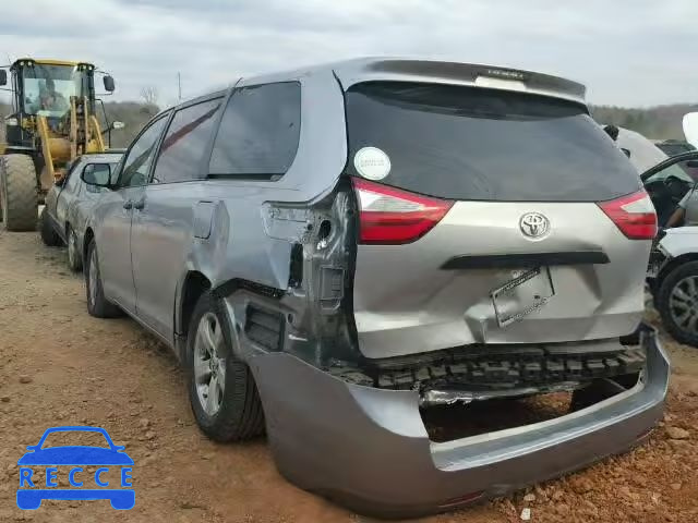 2015 TOYOTA SIENNA 5TDZK3DC9FS531839 image 2