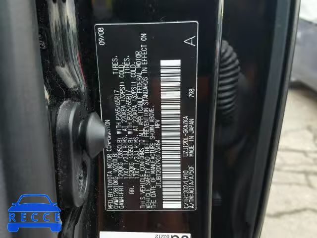 2009 LEXUS GX 470 JTJBT20X790173484 image 9