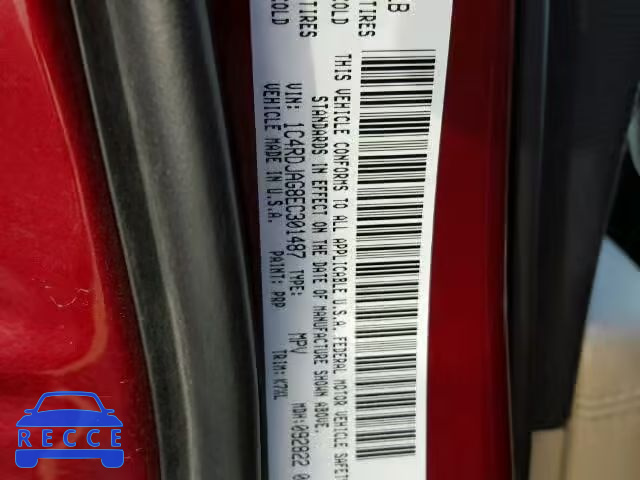 2014 DODGE DURANGO SX 1C4RDJAG8EC301487 Bild 9