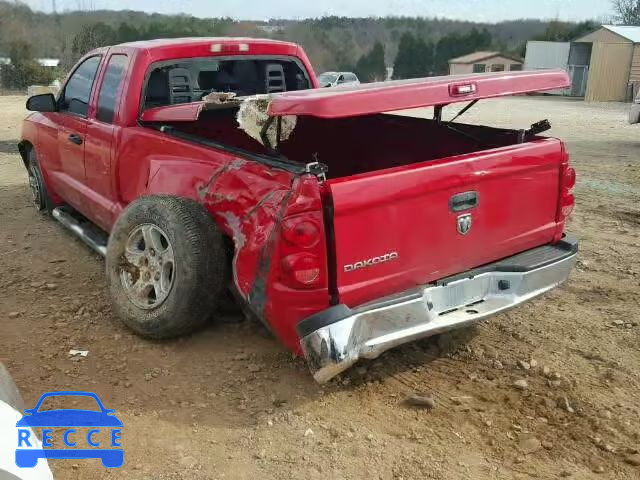 2005 DODGE DAKOTA SLT 1D7HE42K55S189286 image 2