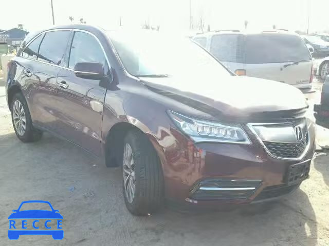 2014 ACURA MDX TECH 5FRYD3H44EB011526 Bild 0