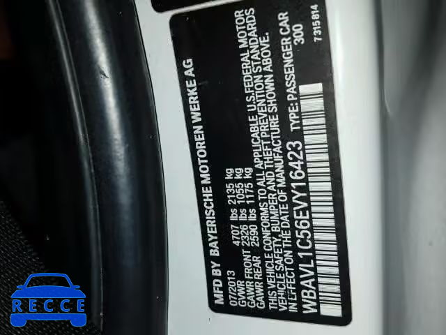 2014 BMW X1 XDRIVE2 WBAVL1C56EVY16423 image 9