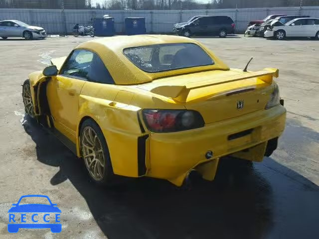 2001 HONDA S2000 JHMAP11421T003732 image 2