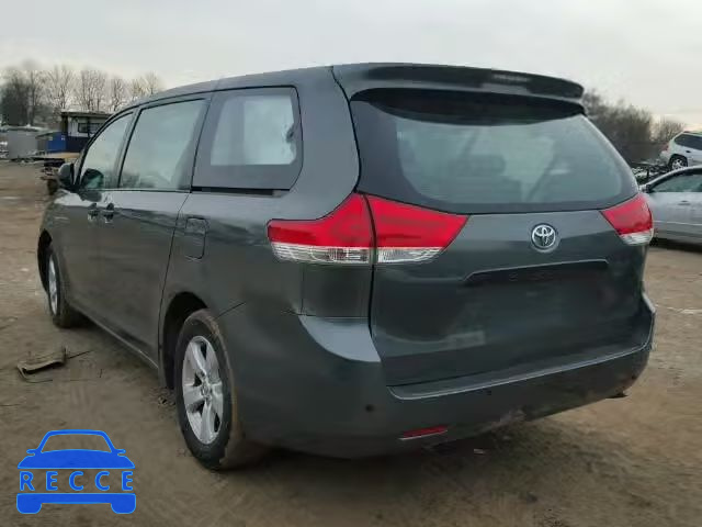 2013 TOYOTA SIENNA 5TDZK3DC9DS382670 image 2