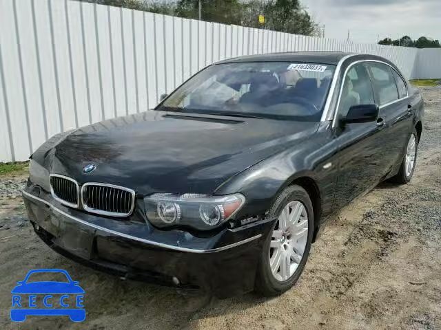 2002 BMW 745LI WBAGN63432DR01700 зображення 1