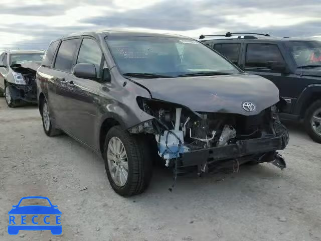 2014 TOYOTA SIENNA XLE 5TDDK3DC0ES078672 image 0