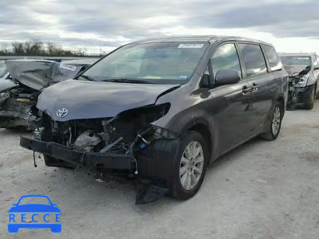 2014 TOYOTA SIENNA XLE 5TDDK3DC0ES078672 image 1