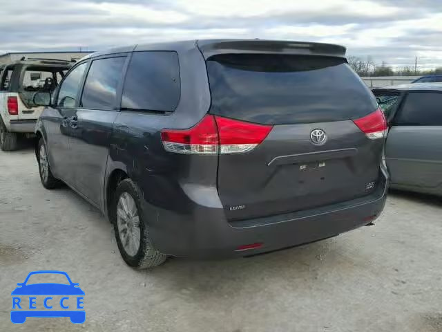 2014 TOYOTA SIENNA XLE 5TDDK3DC0ES078672 image 2