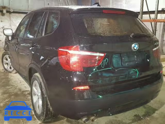 2012 BMW X3 XDRIVE2 5UXWX5C51CL722587 image 2