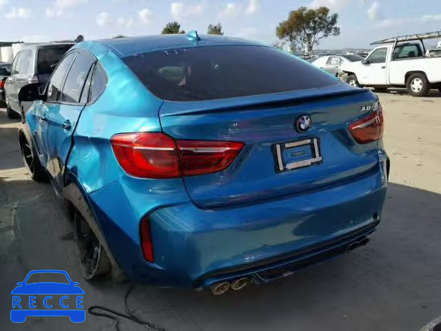 2015 BMW X6 M 5YMKW8C5XF0G93711 image 2