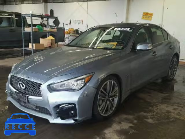 2014 INFINITI Q50 HYBRID JN1AV7AR9EM701456 image 1