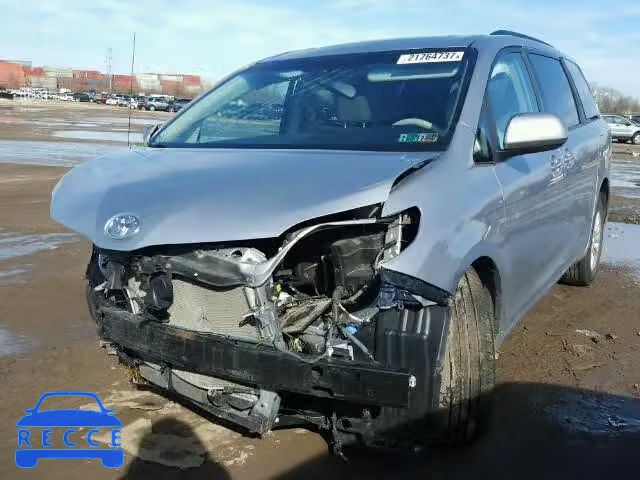 2014 TOYOTA SIENNA XLE 5TDYK3DC1ES449016 image 1
