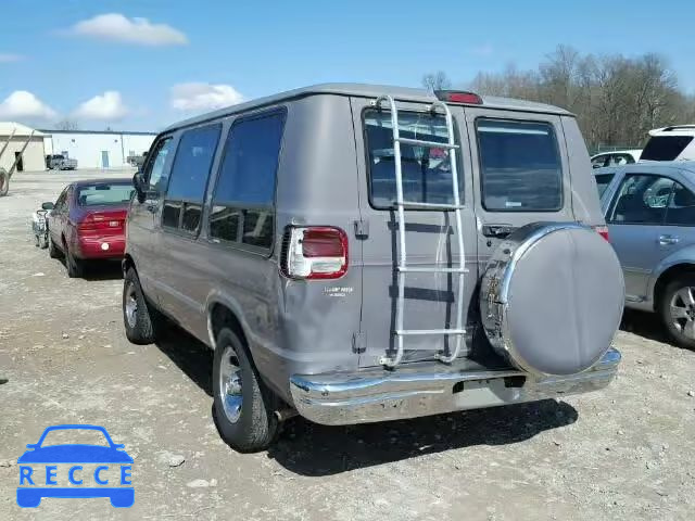 1995 DODGE RAM VAN B2 2B7HB21XXSK549355 image 2