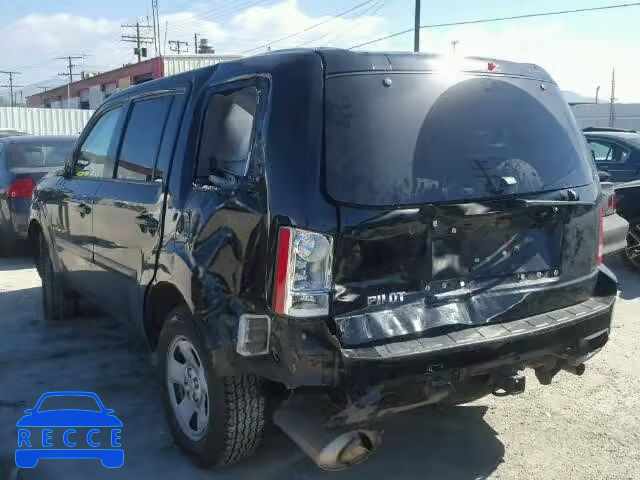 2014 HONDA PILOT LX 5FNYF3H21EB012028 image 2