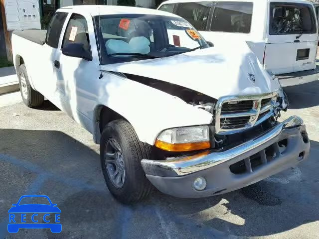 2004 DODGE DAKOTA SLT 1D7GL42K24S720010 зображення 0