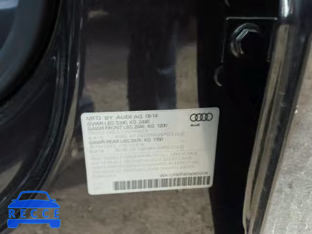 2015 AUDI Q5 PREMIUM WA1LFAFPXFA049208 image 9