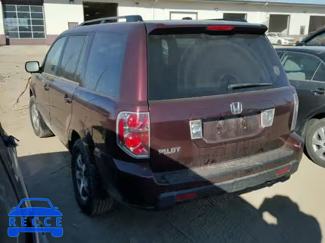 2008 HONDA PILOT SE 5FNYF283X8B030261 image 2