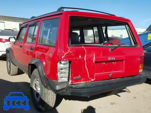 1995 JEEP CHEROKEE S 1J4FJ68S0SL553629 зображення 2