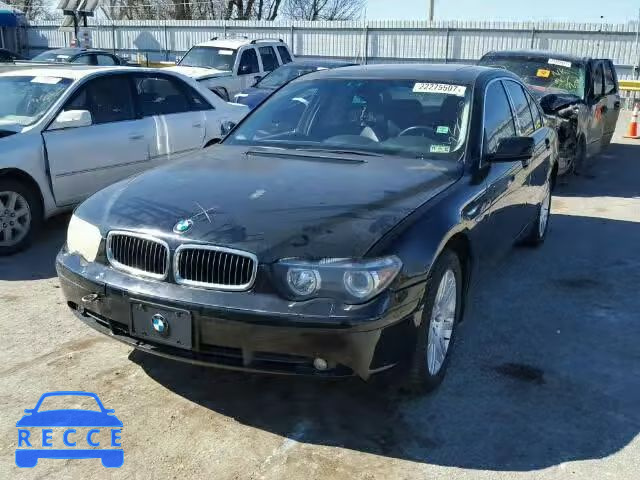 2002 BMW 745I WBAGL63482DP52321 image 1