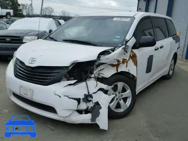 2014 TOYOTA SIENNA 5TDZK3DC5ES501722 image 1