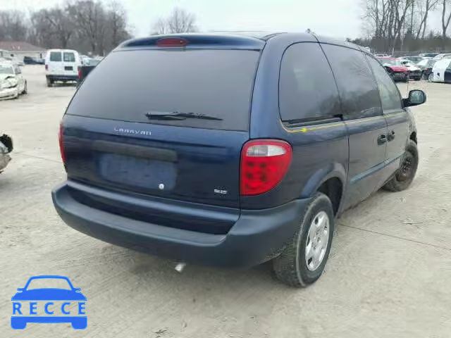 2001 DODGE CARAVAN SE 1B4GP25311B226818 image 3