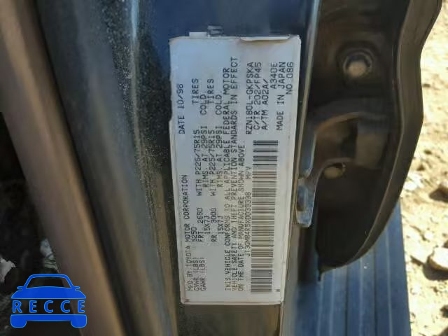 1999 TOYOTA 4RUNNER JT3GM84R5X0039398 image 9