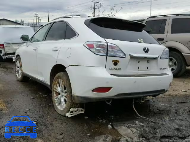 2010 LEXUS RX 450H JTJBC1BA7A2411698 image 2