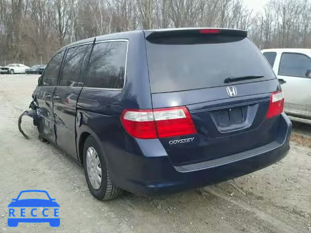 2007 HONDA ODYSSEY LX 5FNRL382X7B135083 image 2