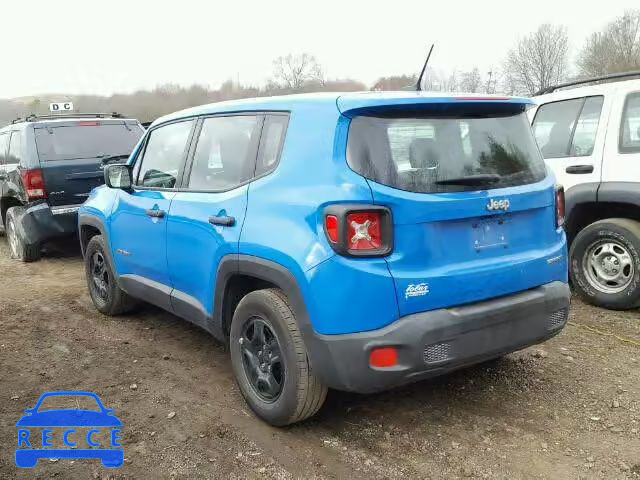 2015 JEEP RENEGADE S ZACCJAAT0FPB58942 зображення 2