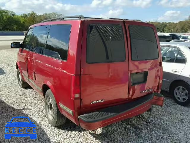 1998 CHEVROLET ASTRO VAN 1GNDM19W6WB169186 image 2