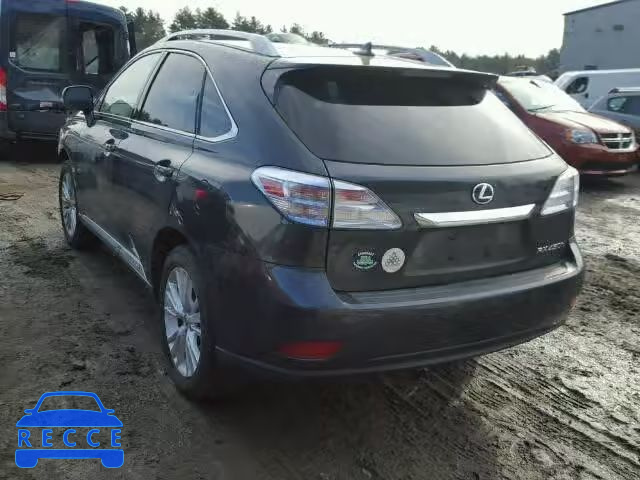 2011 LEXUS RX 450H JTJBC1BA0B2421619 image 2