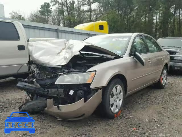 2008 HYUNDAI SONATA 5NPET46C68H347806 image 1