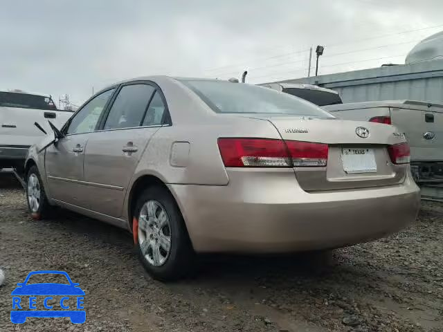 2008 HYUNDAI SONATA 5NPET46C68H347806 image 2