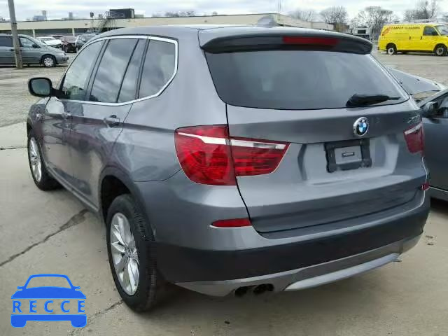 2014 BMW X3 XDRIVE2 5UXWX9C50E0D25936 image 3
