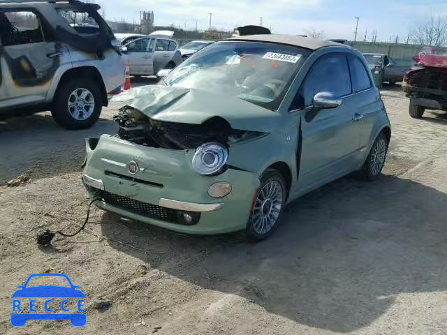 2012 FIAT 500 LOUNGE 3C3CFFER9CT384488 image 1