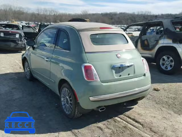 2012 FIAT 500 LOUNGE 3C3CFFER9CT384488 image 2