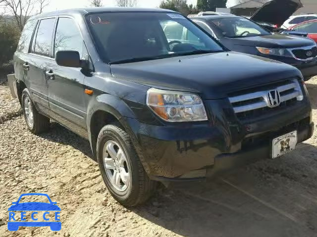 2006 HONDA PILOT LX 2HKYF18156H547538 зображення 0