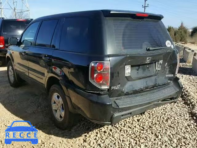 2006 HONDA PILOT LX 2HKYF18156H547538 зображення 2