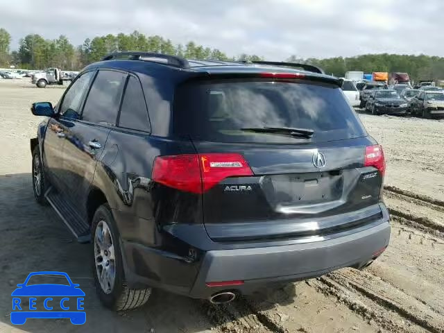 2009 ACURA MDX TECH 2HNYD28439H507021 image 2