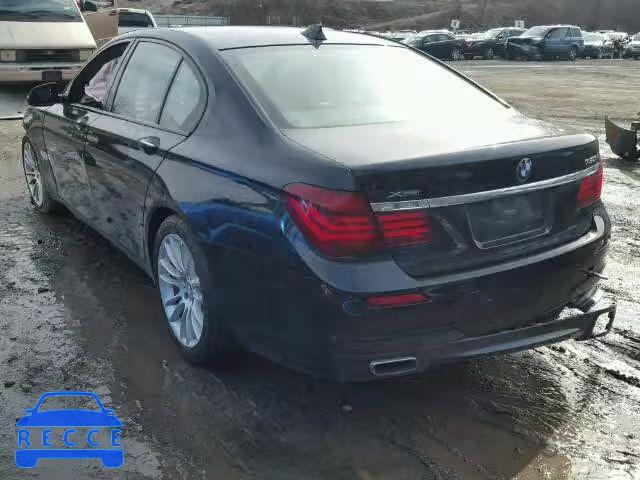 2014 BMW 750I XDRIV WBAYB6C53ED224285 зображення 2