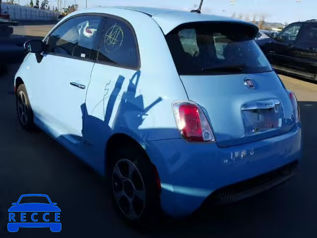 2015 FIAT 500 ELECTR 3C3CFFGE1FT709682 image 2