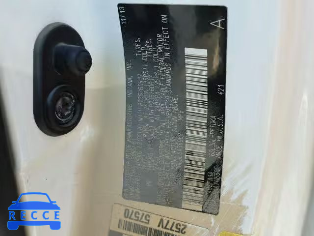 2014 TOYOTA SIENNA 5TDZK3DC9ES436969 image 9