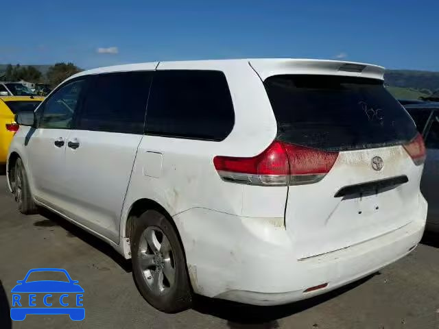 2014 TOYOTA SIENNA 5TDZK3DC9ES436969 image 2