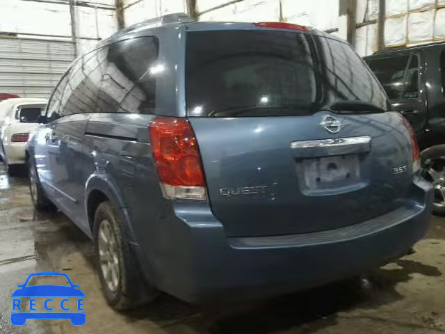 2009 NISSAN QUEST S/SE 5N1BV28U29N101646 Bild 2