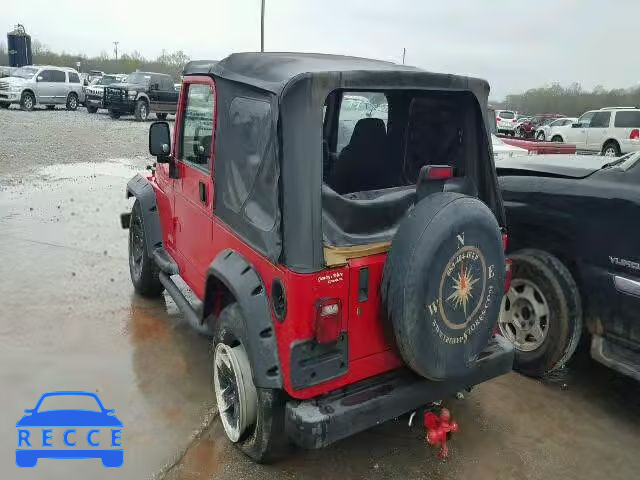 2003 JEEP WRANGLER X 1J4FA39S63P303237 image 2